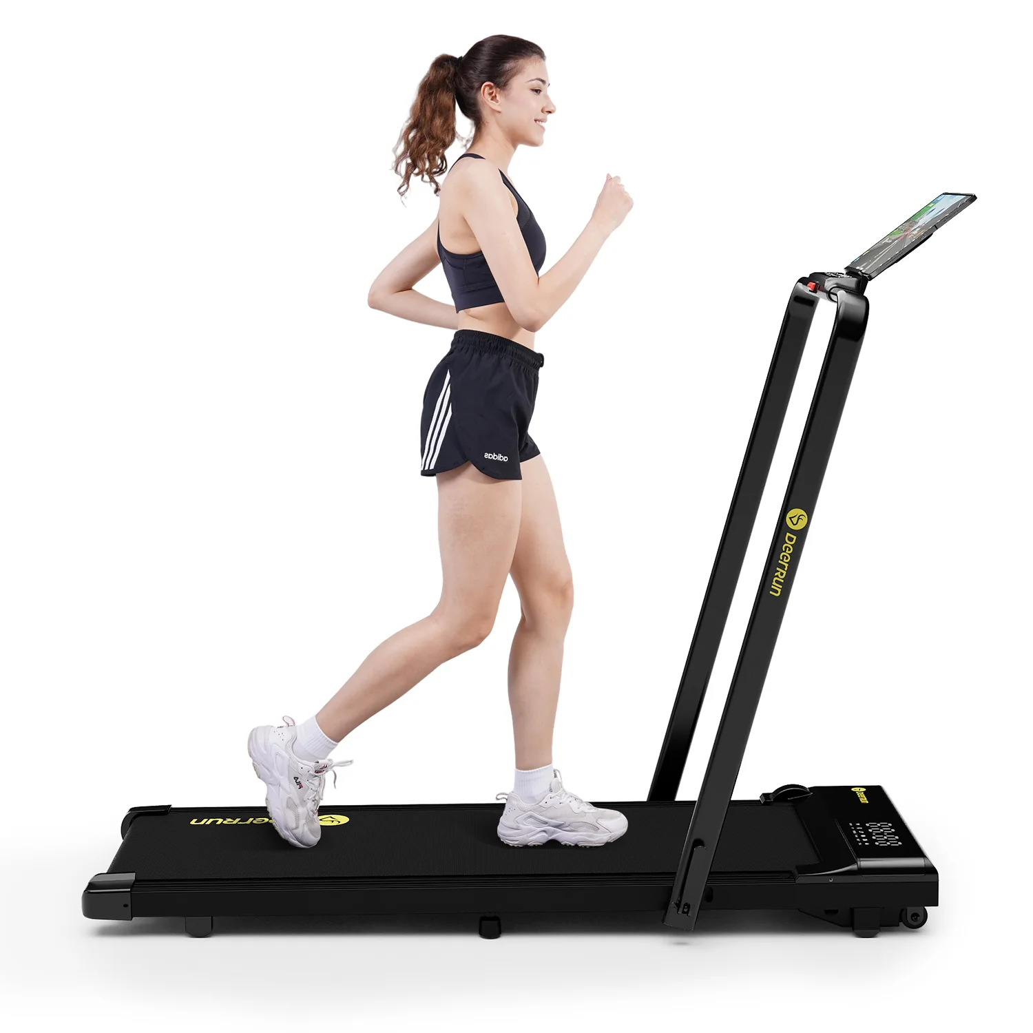 CT05_4dacb827-d53c-4fec-83db-3c5239cf6833.jpg Mini Laufband – Klappbares Laufband mit Handlauf - Afbeelding 1